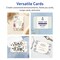 Avery Matte Ivory Postcards, 6" x 9" Rectangle Flourished Edge